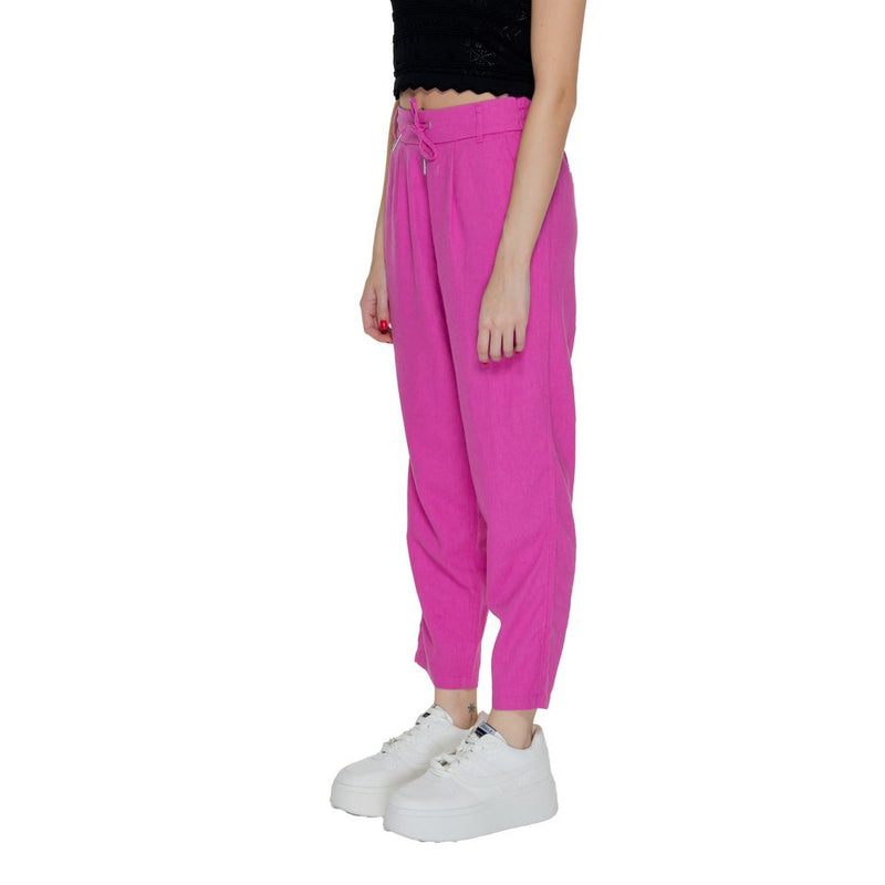 Only Multicolor Linen Pant - Women's Comfortable Trousers