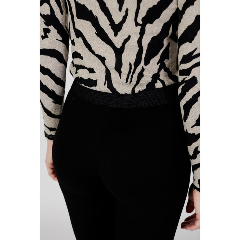 Only ONLTIA LIFE HW ELA Black Viscose Leggings