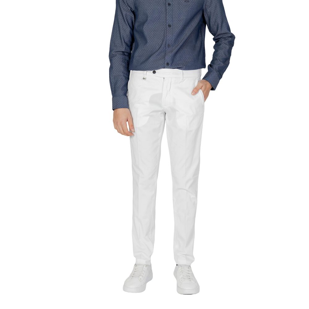 Antony Morato Crème Kleurige Skinny Broek van Katoen