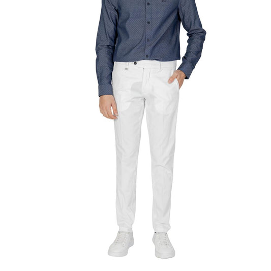 Antony Morato Crème Kleurige Skinny Broek van Katoen