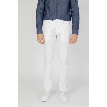 Antony Morato Crème Kleurige Skinny Broek van Katoen