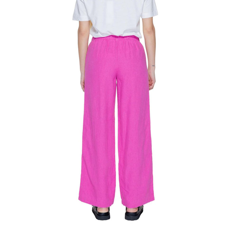 Only Onlcaro Mw Pink Linen Pant - Comfortable & Stylish Women's Wear