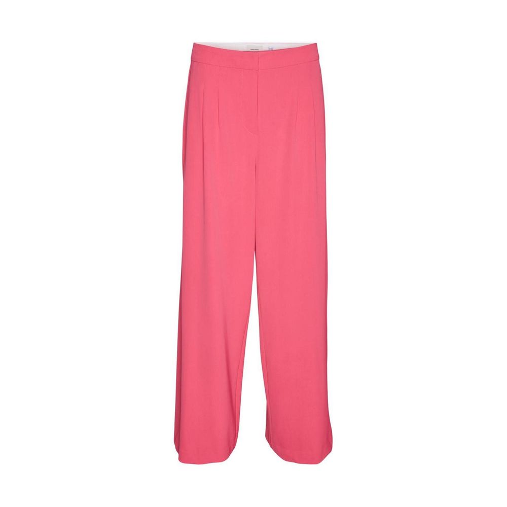 Vero Moda Vmcharity Mw Super Wide Adj Waist Pink Pant