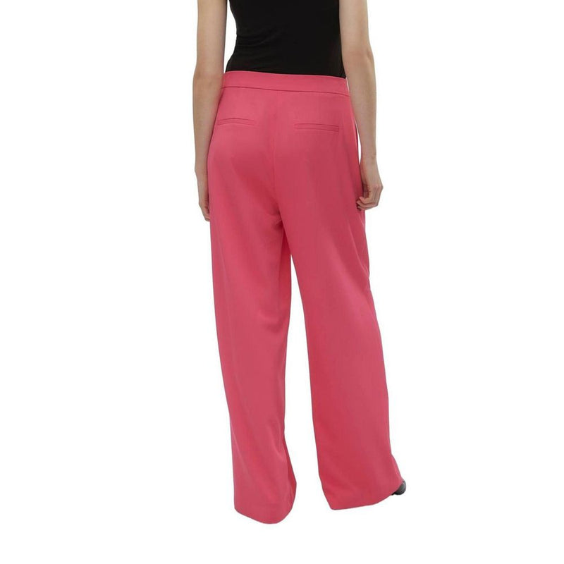 Vero Moda Vmcharity Mw Super Wide Adj Waist Pink Pant