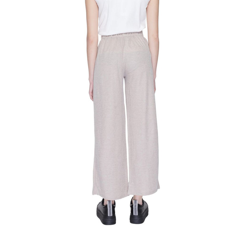 Jacqueline De Yong Jdybirdie Geggo Long Jrs Noos - Pantalon Viscose Gris