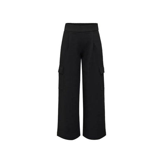 Jacqueline De Yong Black Polyester Pant
