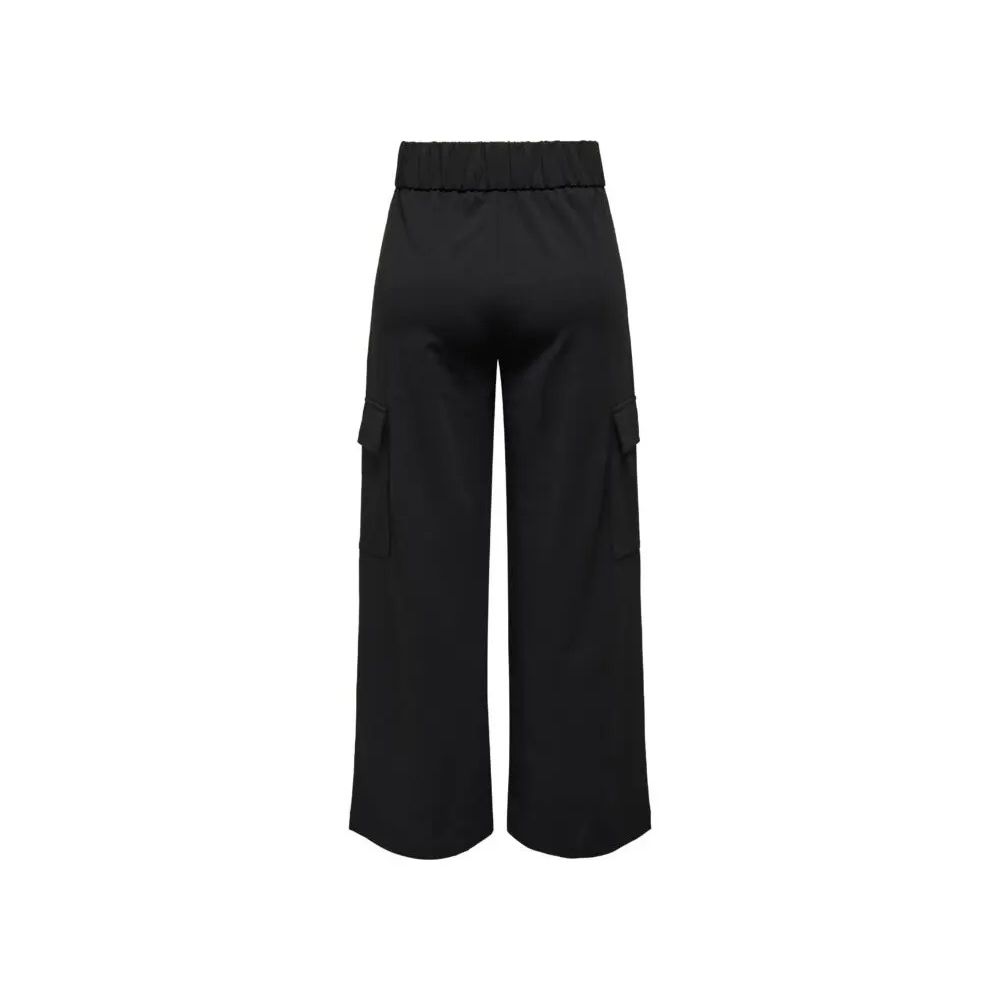 Jacqueline De Yong Black Polyester Pant
