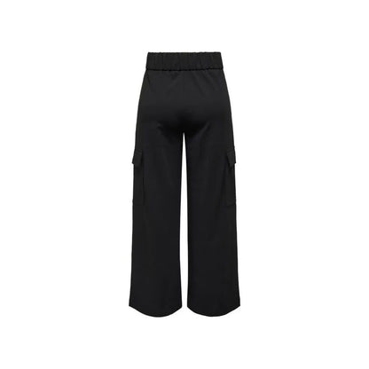 Jacqueline De Yong Black Polyester Pant