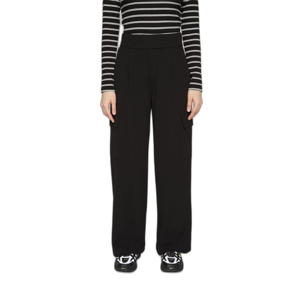 Jacqueline De Yong Black Polyester Pant