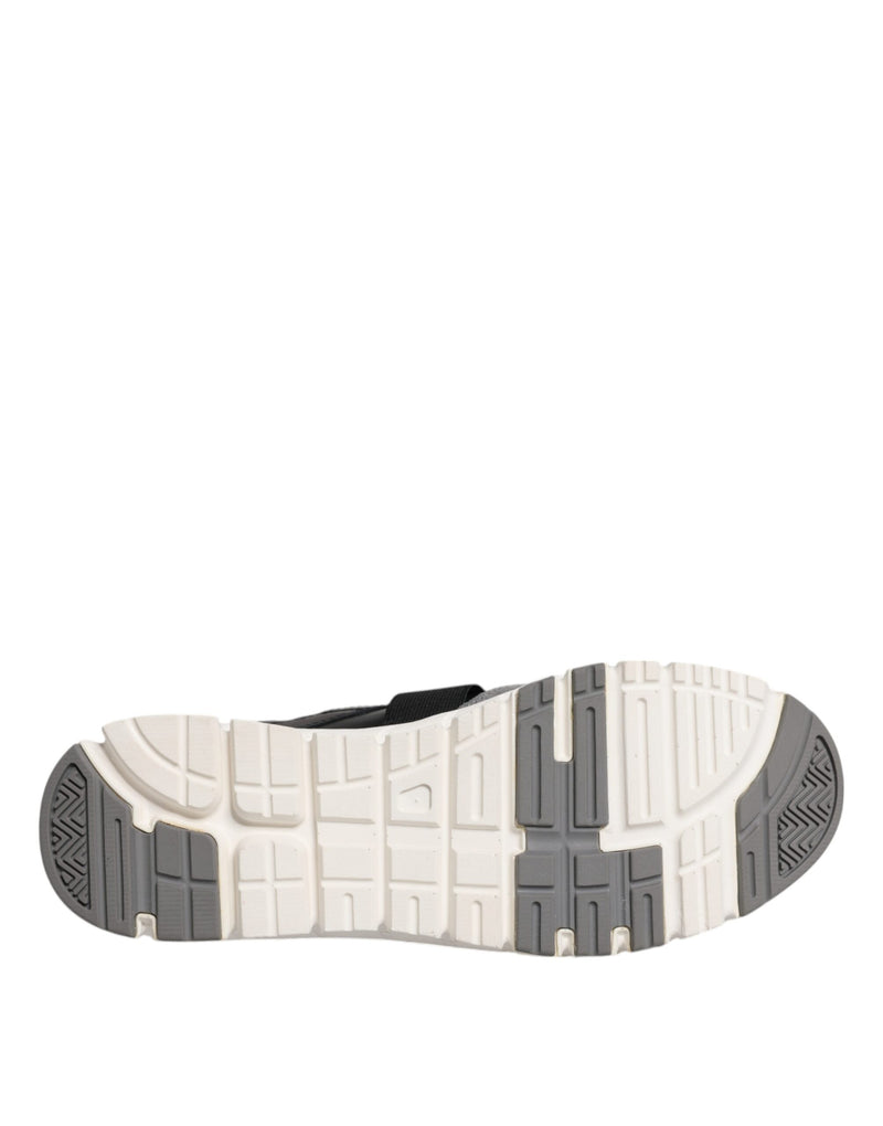Dolce & Gabbana Multicolor Leather Suede Low Top Sneakers