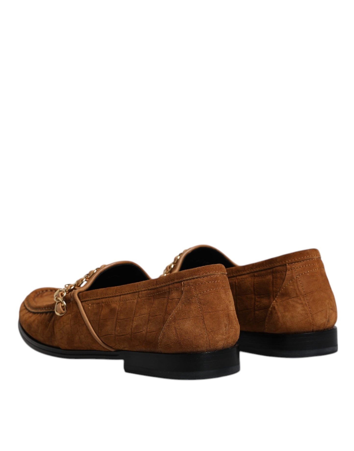 Dolce & Gabbana Bruine Suède Lederen Loafers, Formele Schoenen
