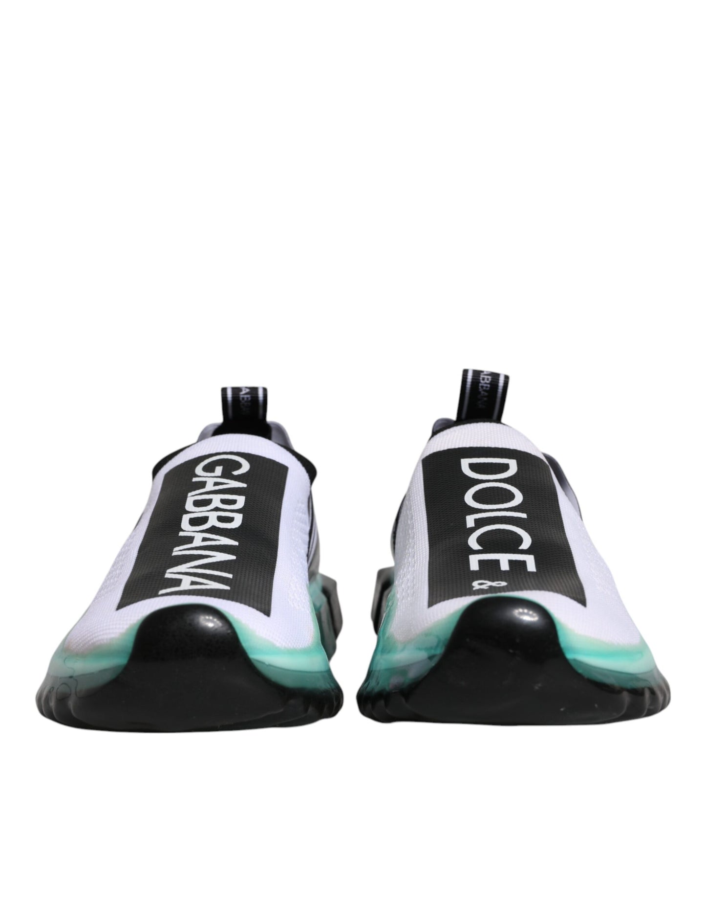 Sneakers blanches et bleues Sorrento à enfiler de Dolce & Gabbana