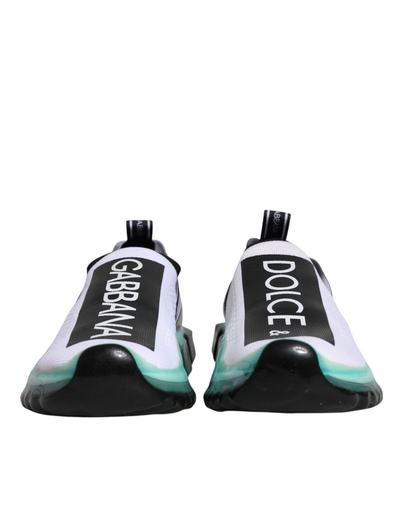 Dolce & Gabbana Sorrento Slip On Sneakers - Noir et Bleu