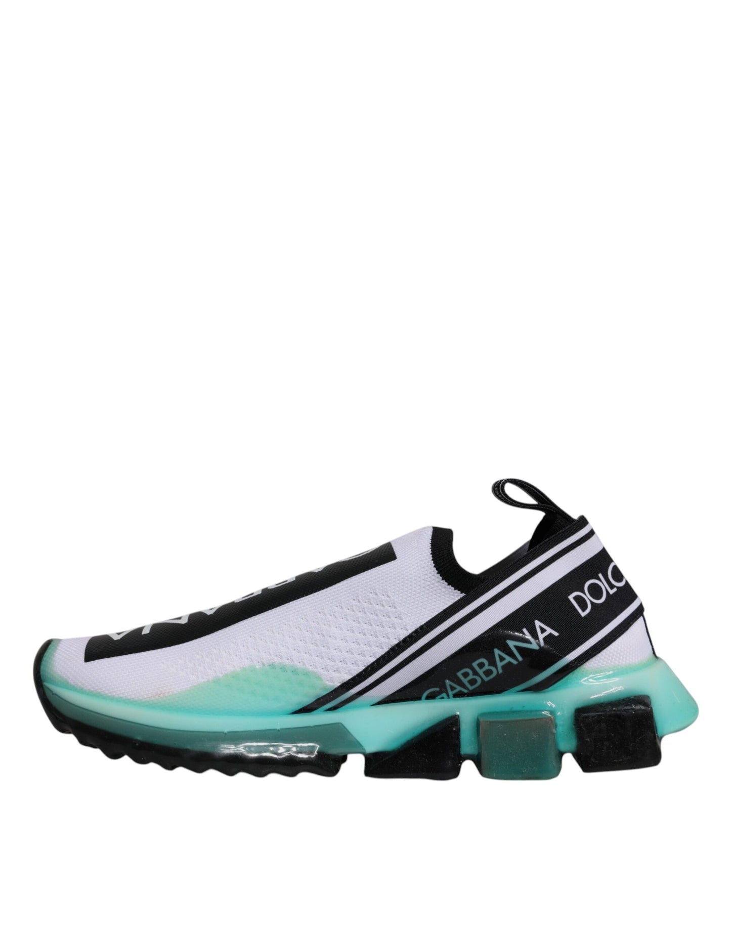 Sneakers blanches et bleues Sorrento à enfiler de Dolce & Gabbana