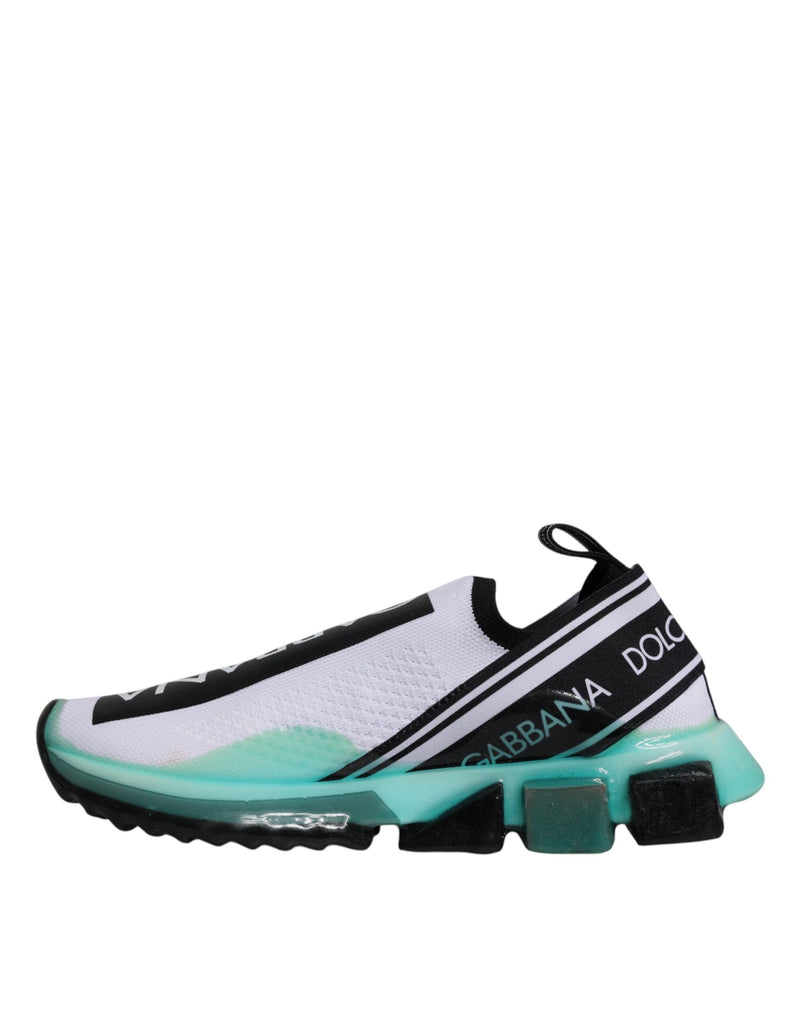 Dolce & Gabbana Sorrento Slip On Sneakers - Noir et Bleu