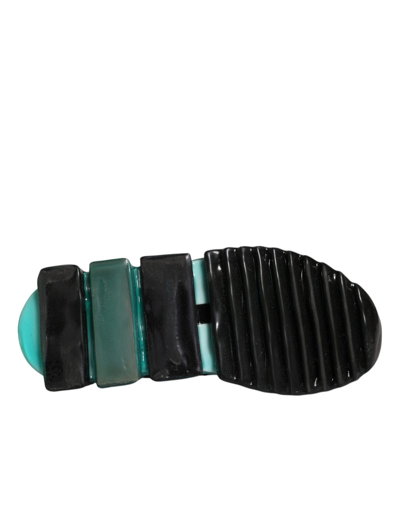 Dolce & Gabbana Sorrento Slip On Sneakers - Noir et Bleu