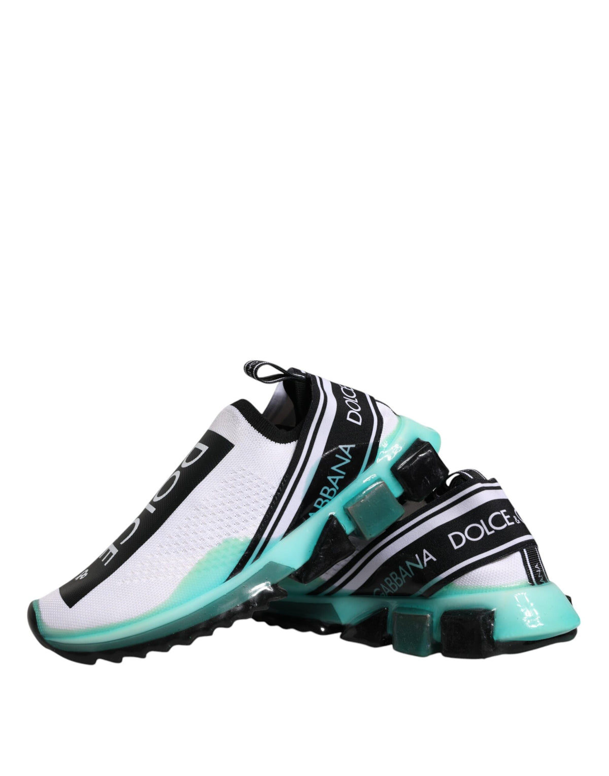 Dolce & Gabbana Sorrento Slip On Sneakers - Noir et Bleu