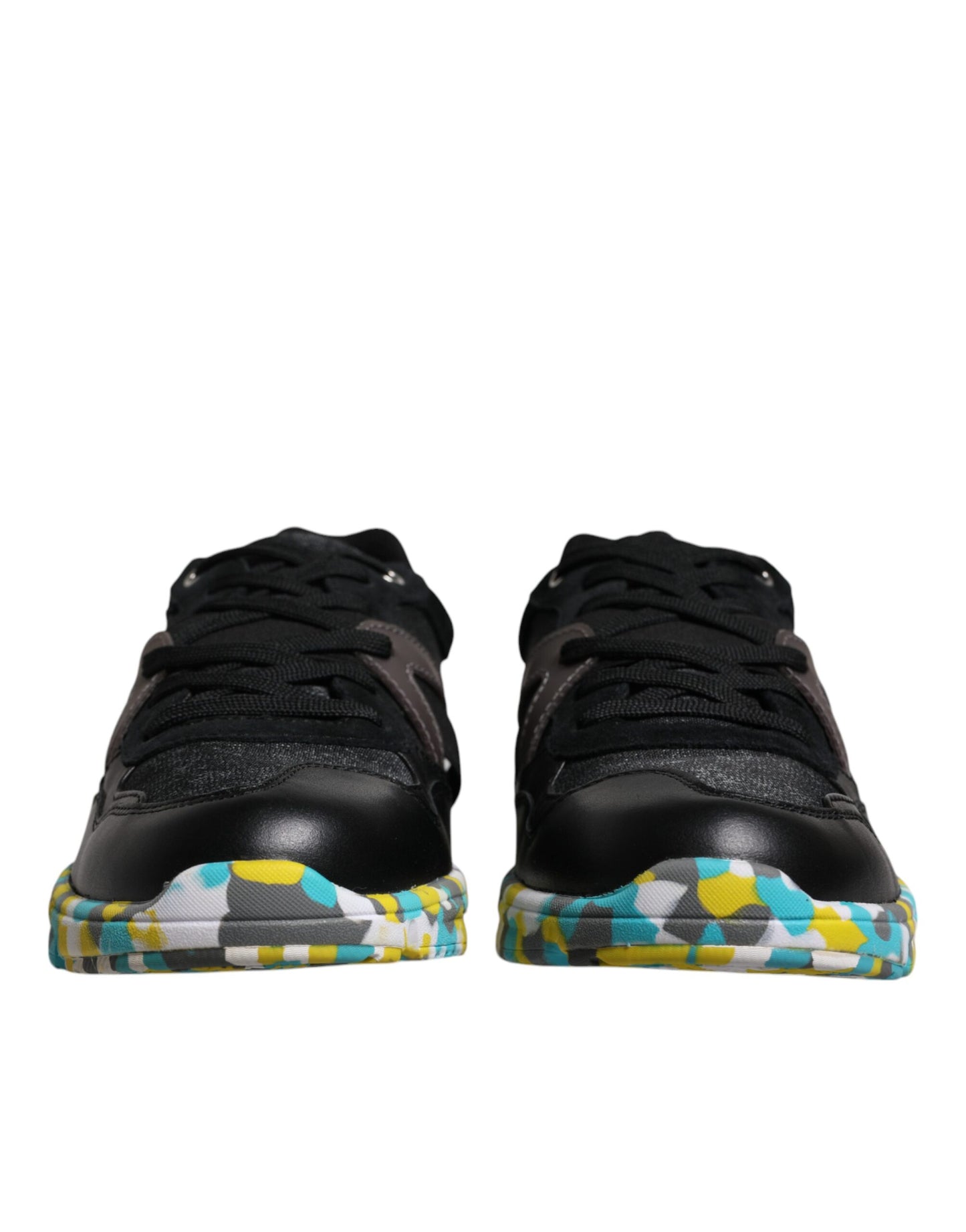 Sneakers basses pour homme en polyester noir Dolce & Gabbana