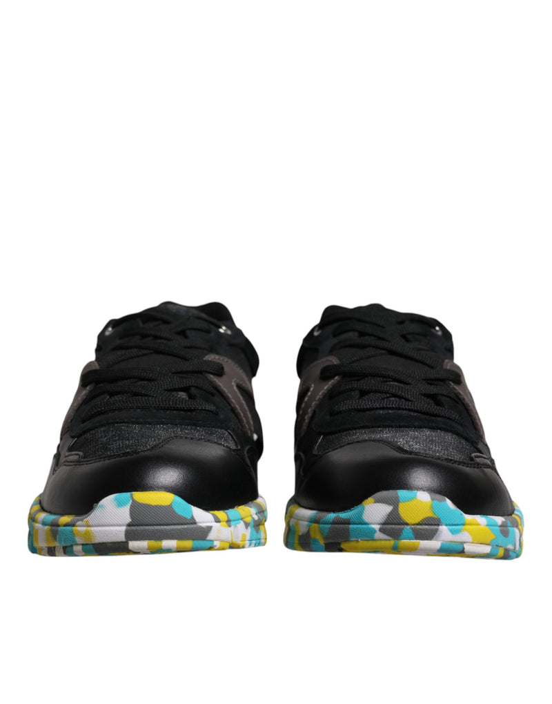 Dolce & Gabbana Sneakers Noires Basses pour Hommes