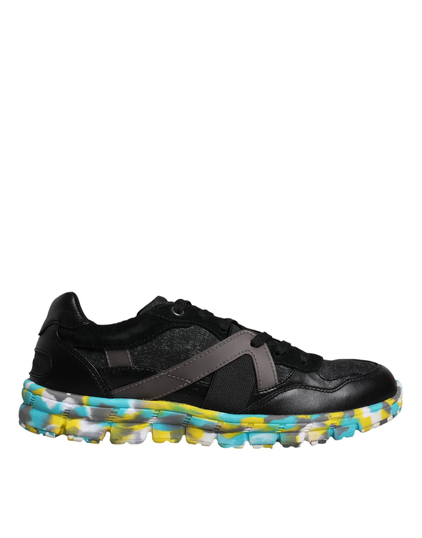 Sneakers basses pour homme en polyester noir Dolce & Gabbana