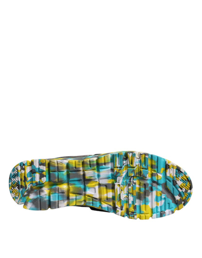 Sneakers basses pour homme en polyester noir Dolce & Gabbana