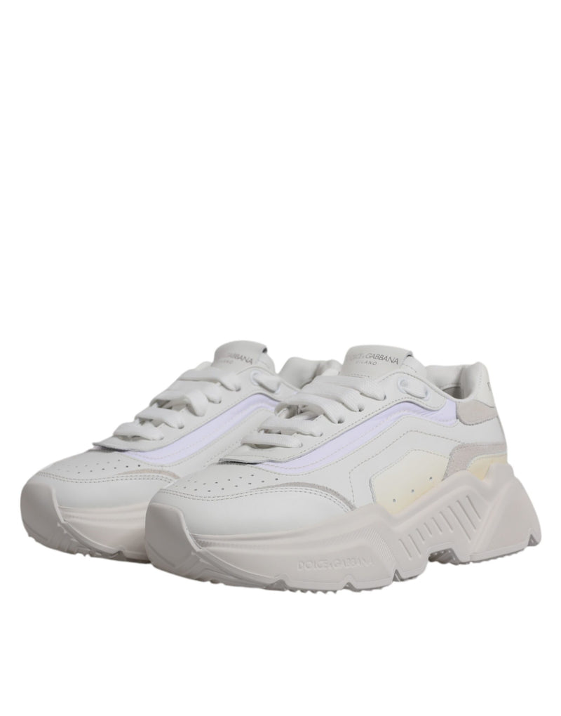 Dolce & Gabbana White Daymaster Low Top Sneakers
