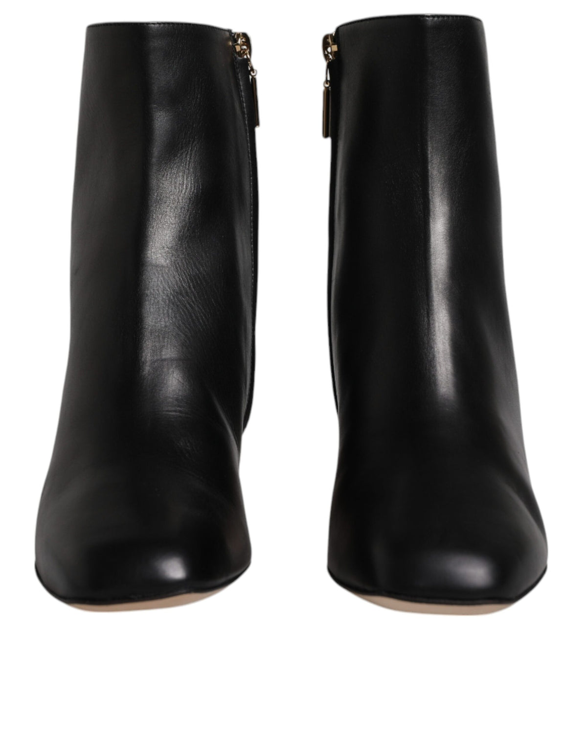 Dolce & Gabbana Black Jackie Leather Mid Calf Boots