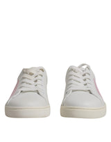 Dolce & Gabbana White Classic Calf Leather Sneakers