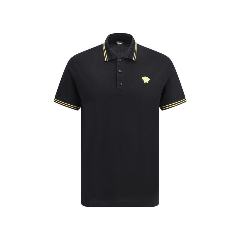 Polo Shirt en Coton Versace - Élégance et Confort