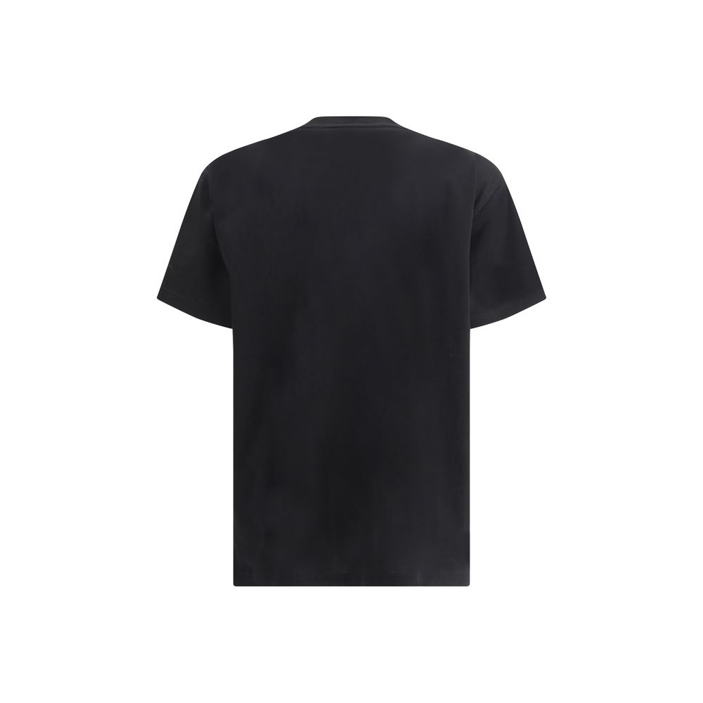 T-shirt Oversized Burberry Archive Check Pocket en Coton