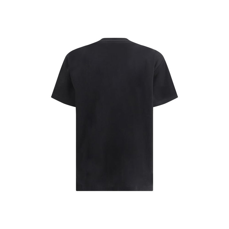 T-shirt Oversized Burberry Archive Check Pocket en Coton