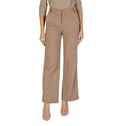 Street One Beige Viscose Broek