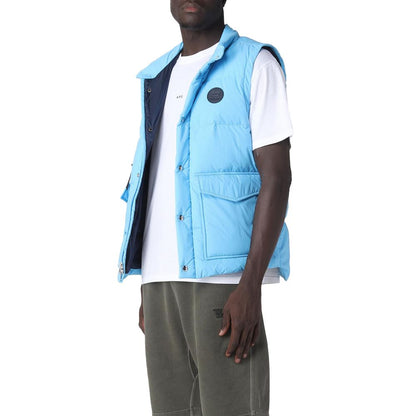 Gilet homme en polyester bleu Woolrich