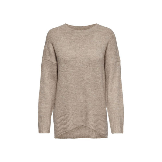 Uniquement le pull en marabou beige