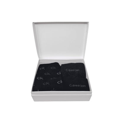 Chaussette en coton noir Calvin Klein