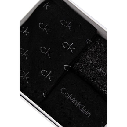 Chaussette en coton noir Calvin Klein