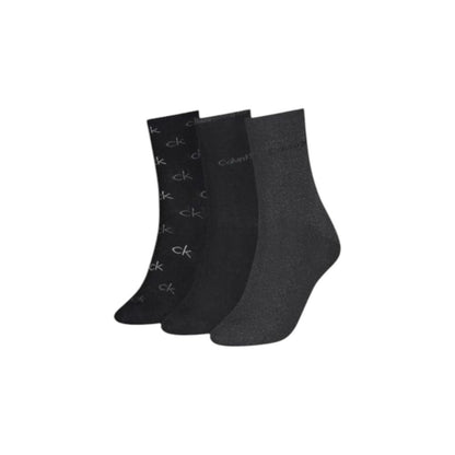 Chaussette en coton noir Calvin Klein
