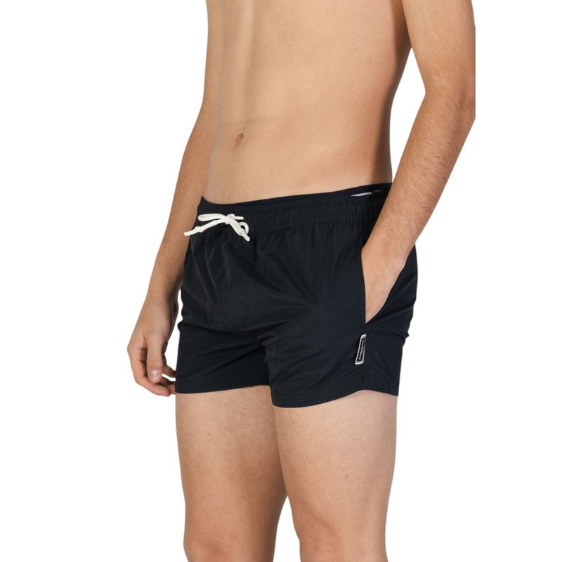 Hamaki-Ho BM39H Black Polyester Swim Short - Style & Comfort