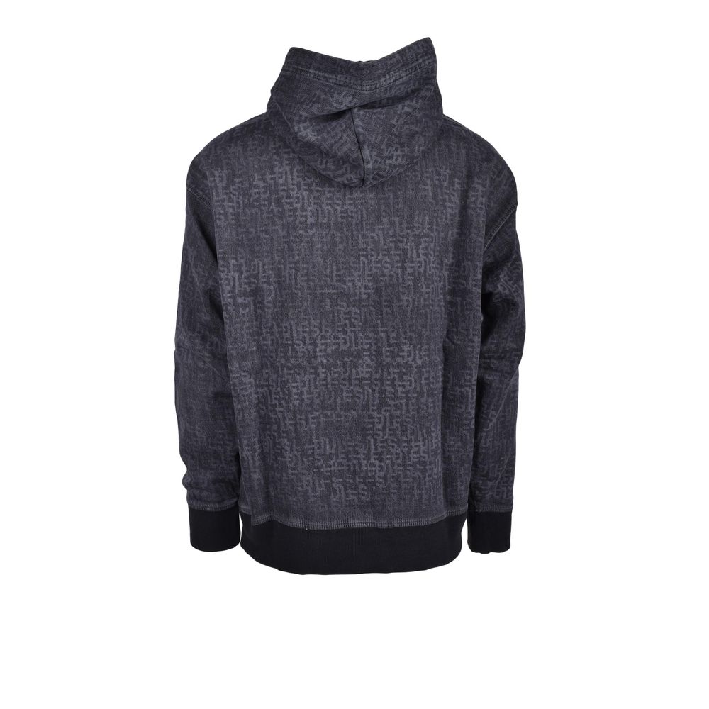 Diesel grijze katoenen hoodie