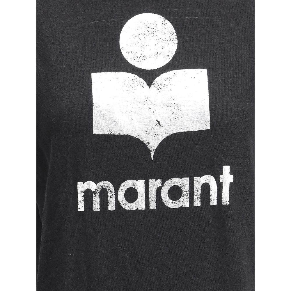 Marant Étoile Zewel T-Shirt en Lin pour Femmes - Élégance Classique