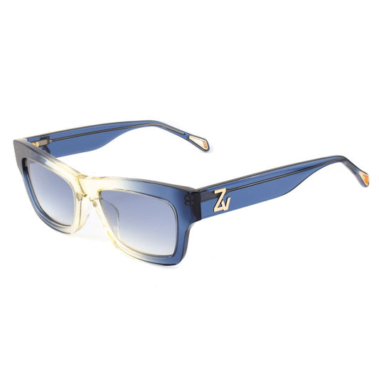 Zadig &amp; Voltaire blauwe acetaat zonnebril