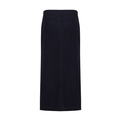 Jupe en coton bleu de Giorgio Armani