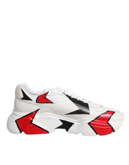 Dolce & Gabbana witte Daymaster handgeschilderde sneakers
