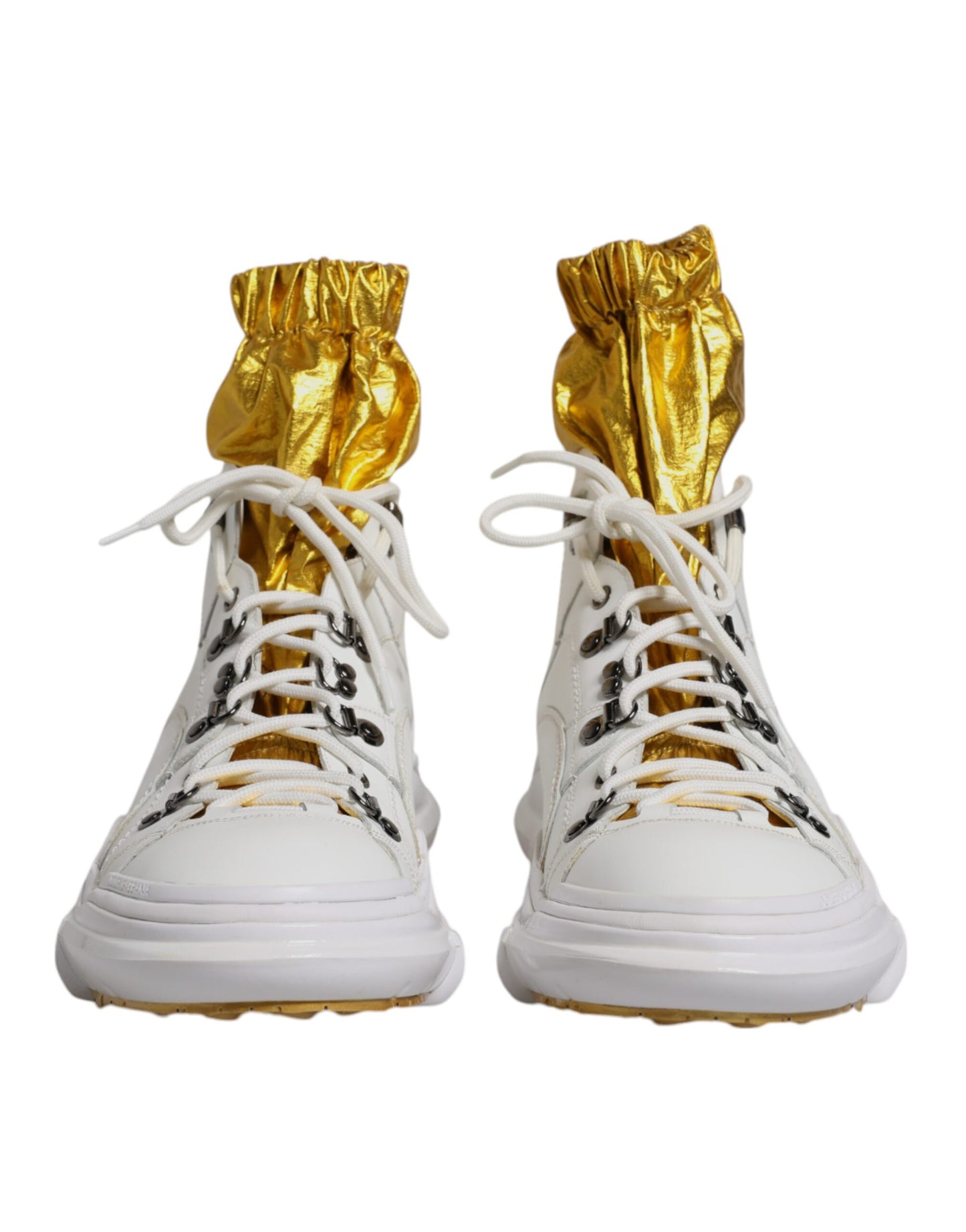 Dolce & Gabbana witte nylon Galileo high-top sneakers