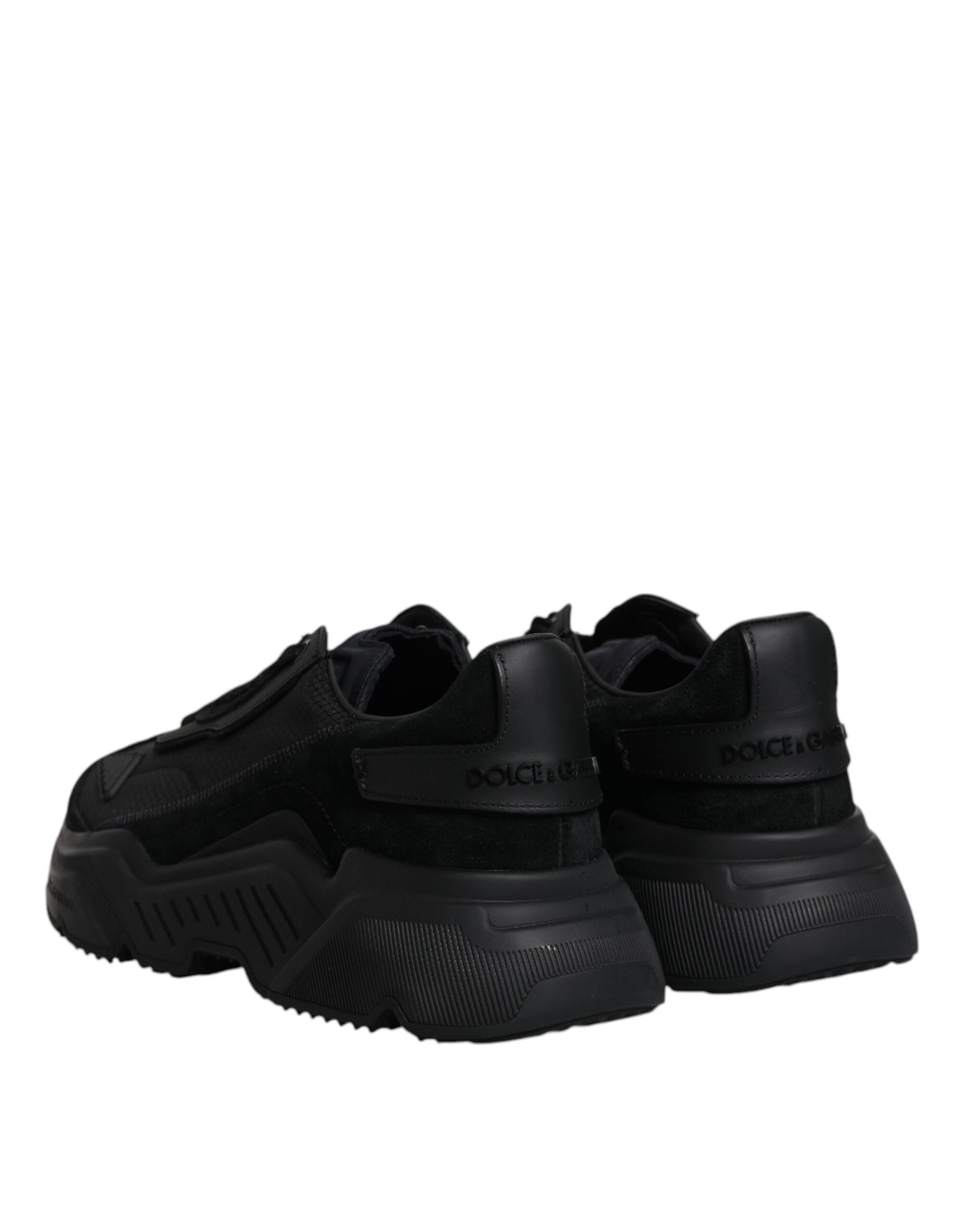 Sneakers basses Daymaster en cuir noir Dolce & Gabbana