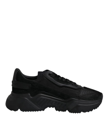Sneakers basses Daymaster en cuir noir Dolce & Gabbana