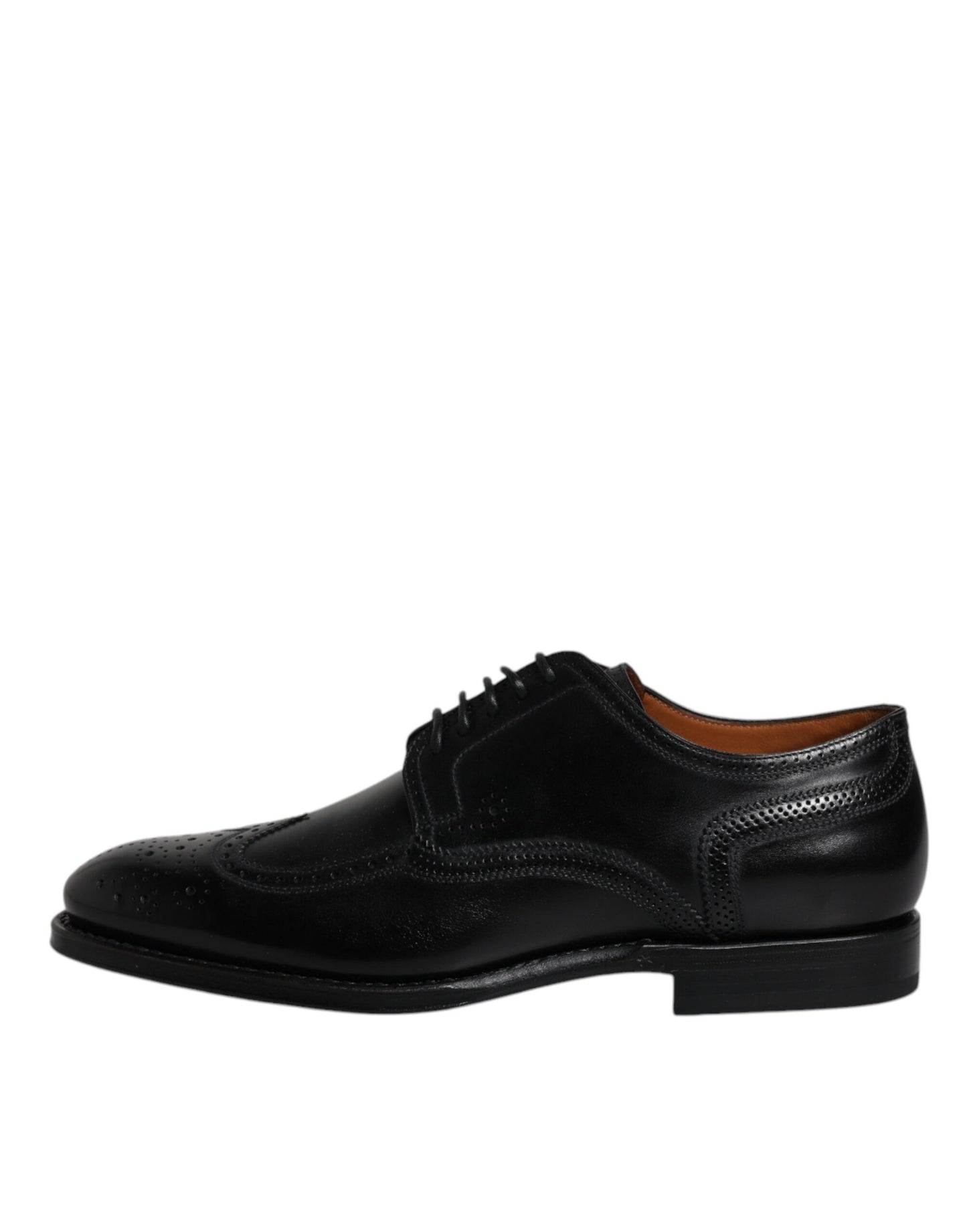 Dolce & Gabbana leren wingtip derby's in het zwart