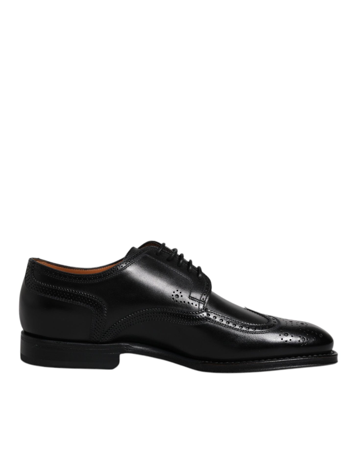 Dolce & Gabbana leren wingtip derby's in het zwart