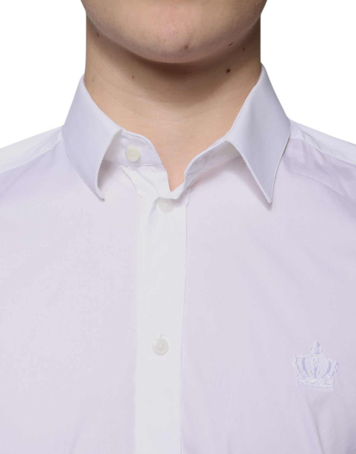 Chemise de ville MARTINI en coton blanc pour homme de Dolce &amp; Gabbana