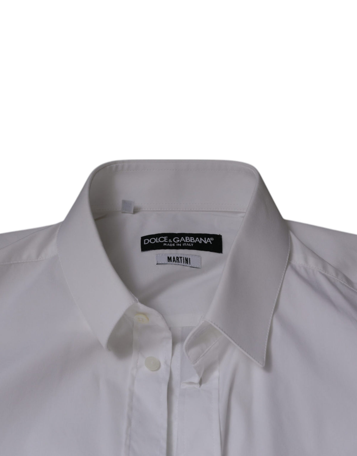 Chemise de ville MARTINI en coton blanc pour homme de Dolce &amp; Gabbana